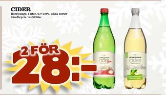 Bonum Matmarknad Cider erbjuda