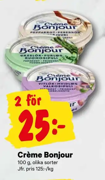 Crème bonjour