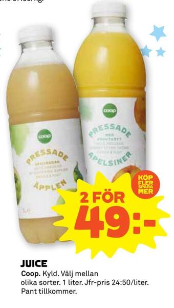 Coop Forum Juice erbjuda