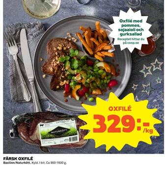 Coop Konsum Färsk oxfilé erbjuda