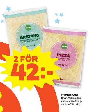 Coop Forum Riven ost erbjuda