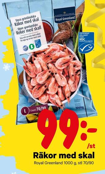Räkor med skal