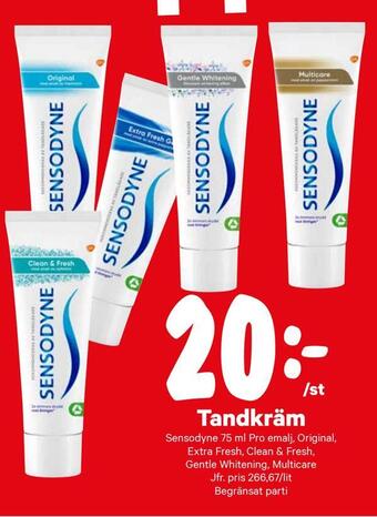 City Gross Tandkräm erbjuda