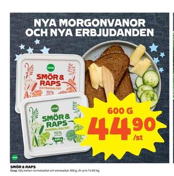 Coop Extra Smör & raps erbjuda