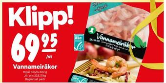 City Gross Vannameiräkor erbjuda