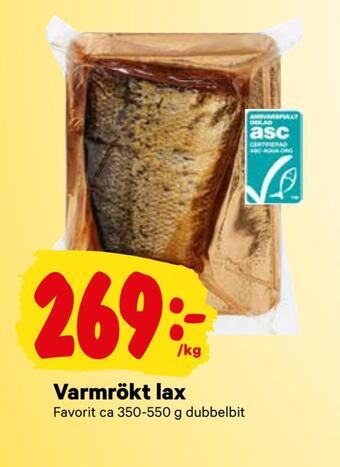 City Gross Varmrökt lax erbjuda