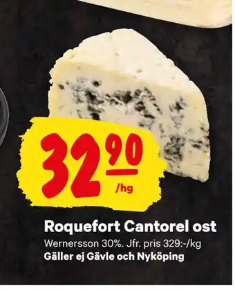 City Gross Roquefort cantorel ost erbjuda