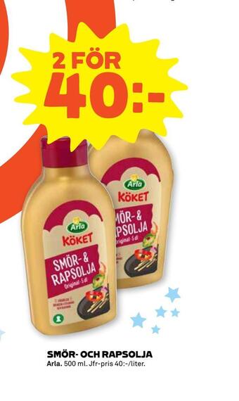 Coop Forum Smör- och rapsolja erbjuda