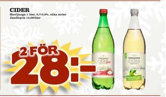 Din Mat Cider erbjuda