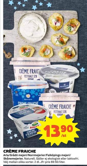 Coop Daglivs Crème fraiche erbjuda