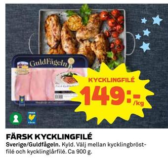 Coop Konsum Färsk kycklingfilé erbjuda