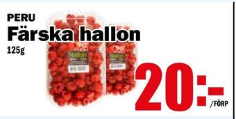 Matdax Färska hallon erbjuda