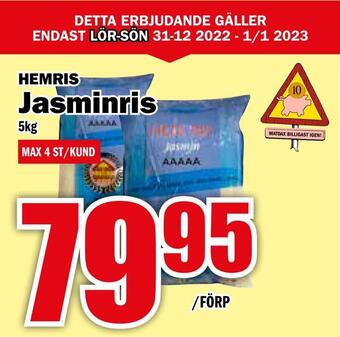 Matdax Jasminris erbjuda