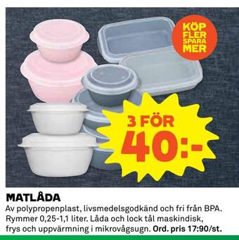 Coop Daglivs Matlåda erbjuda