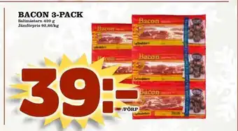 Nya Pulsen Bacon 3-pack erbjuda