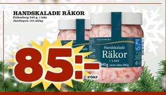 Nelins Handskalade räkor erbjuda