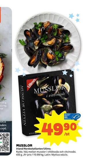 Stora Coop Musslor erbjuda