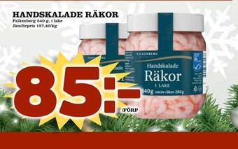 Matdax Handskalade räkor erbjuda