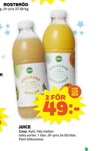 Stora Coop Juice erbjuda