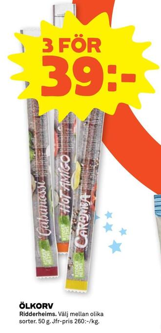 Stora Coop Ölkorv erbjuda