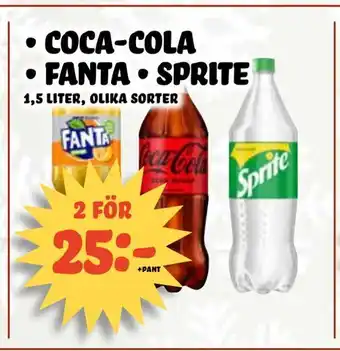 Nelins Coca-cola • fanta • sprite erbjuda