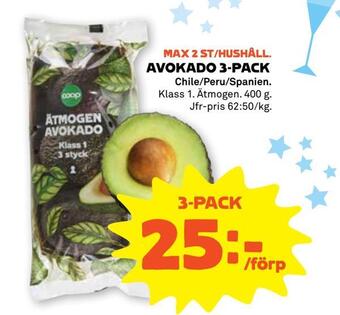 Stora Coop Avokado 3-pack erbjuda