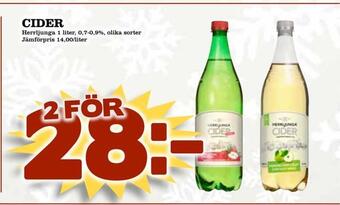Nelins Cider erbjuda