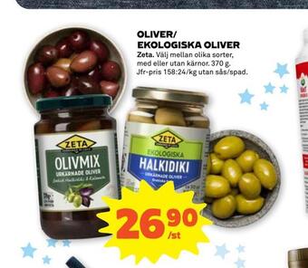Stora Coop Oliver/ ekologiska oliver erbjuda