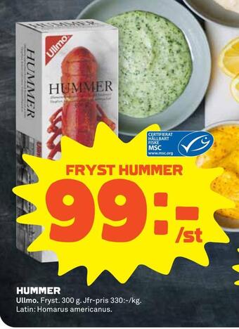 Fryst hummer