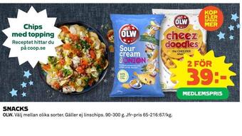 Coop Snacks erbjuda