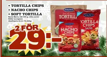 Prisma Mat Tortilla chips • nacho chips • soft tortilla erbjuda