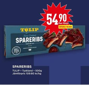 Willys Spareribs erbjuda