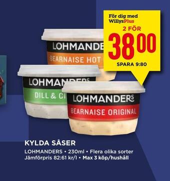 Willys Kylda såser erbjuda