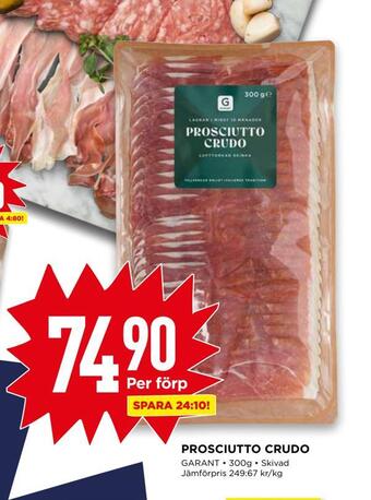 Willys Prosciutto crudo erbjuda