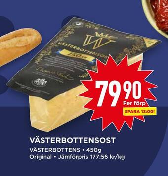 Willys Västerbottensost erbjuda