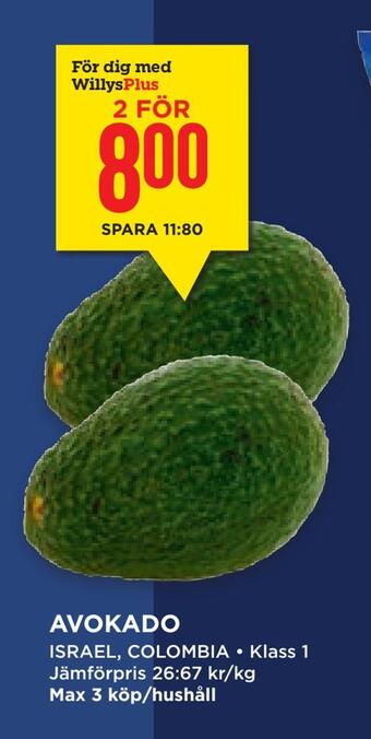 Willys Hemma Avokado erbjuda