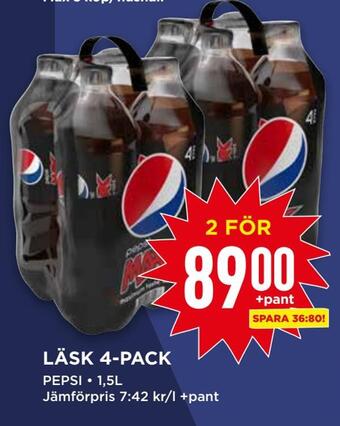 Willys Läsk 4-pack erbjuda