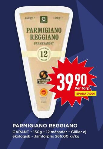 Willys Parmigiano reggiano erbjuda