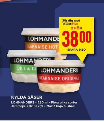 Willys Hemma Kylda såser erbjuda