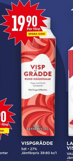 Willys Hemma Vispgrädde erbjuda
