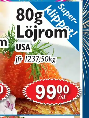 80g löjrom