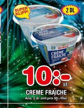 Nya Pulsen Creme fraiche erbjuda