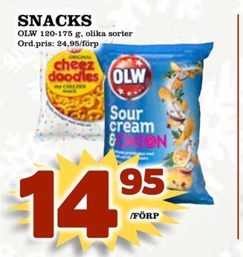 Supergrossen Snacks erbjuda
