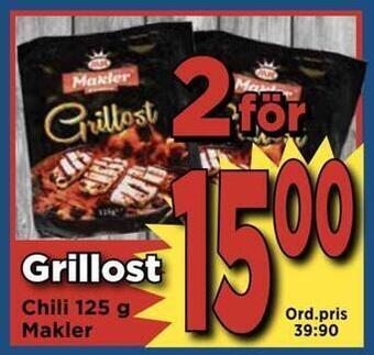 Supergrossen Grillost erbjuda