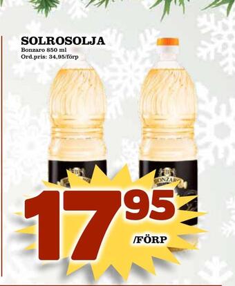 Supergrossen Solrosolja erbjuda