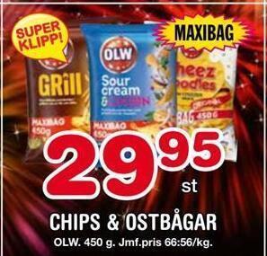 Nya Pulsen Chips & ostbågar erbjuda