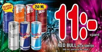 Nya Pulsen Red bull erbjuda