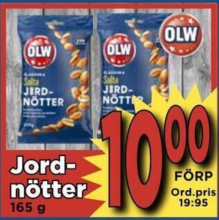 Supergrossen Jordnötter erbjuda