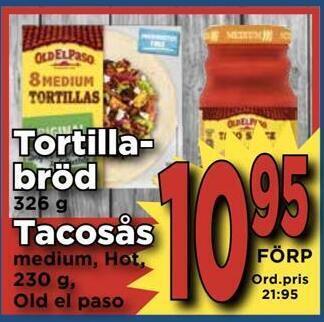 Supergrossen Tacosås erbjuda