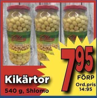 Supergrossen Kikärtor erbjuda